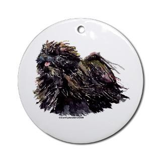 Hungarian Puli Christmas Ornaments  Unique Designs