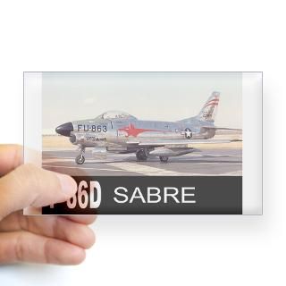 86 SABRE INTERCEPTOR Rectangle Decal for $4.25