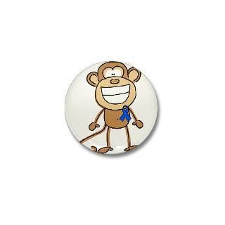 Blue Ribbon Monkey  Lil Monkey Lover T shirts and Gifts
