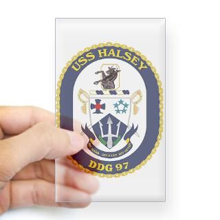 USS Halsey DDG 97 Rectangle Decal for $4.25