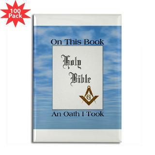 Masonic Treasures. The oath. Rectangle Magnet (100  Masonic Treasures