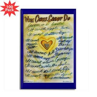 Blue and Gold Angel Heart Rectangle Magnet (100 pa for $250.00