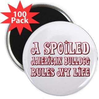 Kitchen and Entertaining  Spoiled Bulldog 2.25 Magnet (100 pack