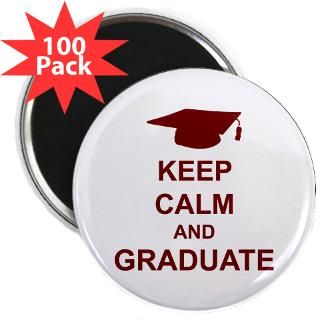 and Entertaining  Keep Calm and Graduate 2.25 Magnet (100 pack