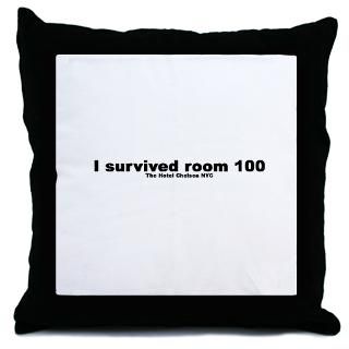 Chelsea Hotel Room 101 Throw Pillow