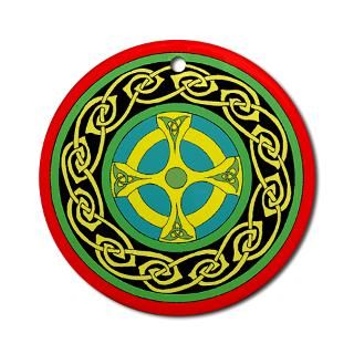 Celtic Cross 102 Ornament (Round)
