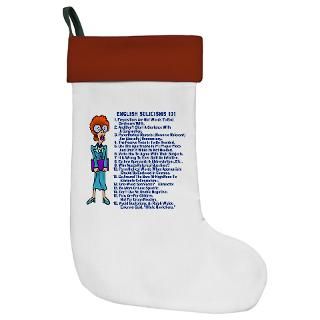 Gifts  Abcs Seasonal  English Solicisms 101 Christmas Stocking