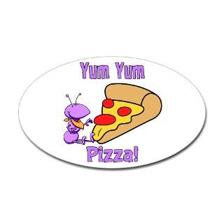 pizza lover oval sticker $ 5 98