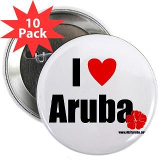 Love Aruba 2 2.25 Button (10 pack)