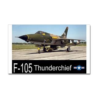 105 Thunderchief Fighter Bomber Sticker (Rectang