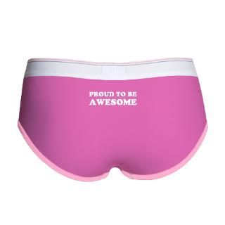Proud to be Awesome Womens Boy Brief by proudtobeawesome