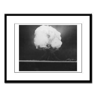 Trinity Atomic Bomb Large Framed Print