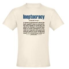 ineptocracy definition Organic Mens Fitted T Shirt