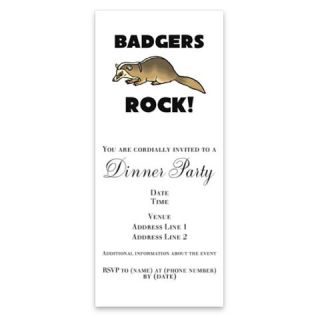 Badgers Rock Invitations by Admin_CP2183672  507082355