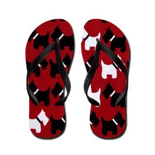 Scottie Dogs Flip Flops by KnockYourSocksOffWearFlipFlops