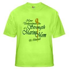 Marine Mom Long Sleeve T Shirt by tincansncaps