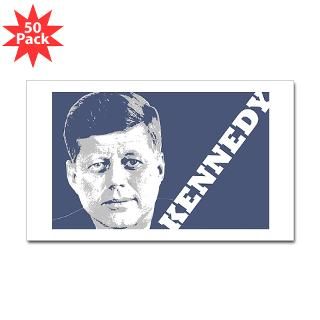 president kennedy rectangle sticker 50 pk $ 113 99