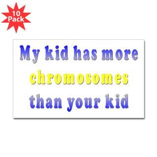 More Chromosomes Rectangle Sticker 10 pk)