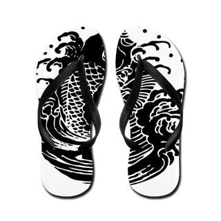 Carp Gifts  Carp Flip Flops  koi ni mizu Flip Flops