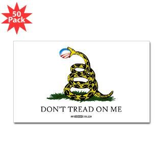 anti obama gadsden flag sticker rectangle 50 pk $ 113 99