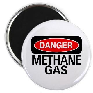 Danger Methane Gas 2.25 Button (10 pack)