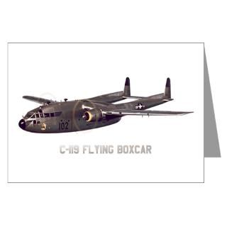 119 Flying Boxcar Greeting Cards (Pk of 20)