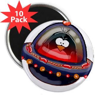 Evil Space Penguin 2.25 Magnet (10 pack)