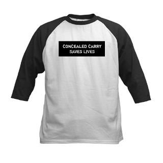 Concealed Carry Saves Lives T Shirt by buypoliticalshirtscom