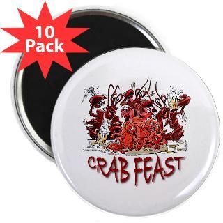 Crab Feast 2.25 Magnet (10 pack)