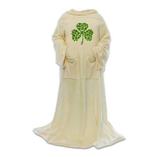 2012 Gifts  2012 Home Decor  Irish Shamrock Skulls Blanket Wrap