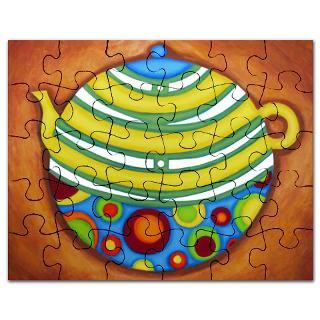 Acrylic Gifts  Acrylic Jigsaw Puzzle  Yellow Teapot Puzzle