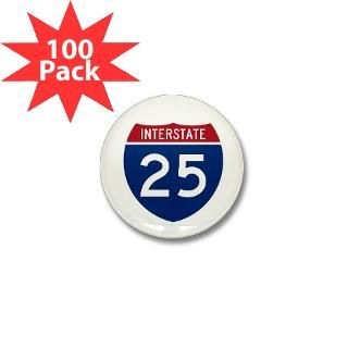 25 Highway Mini Button (100 pack) for $125.00