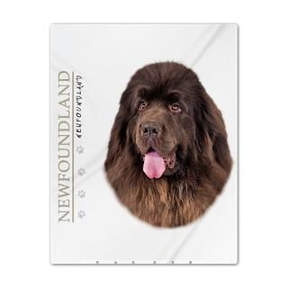 Animal Gifts  Animal Bedroom  Brown Newfoundland Twin Duvet