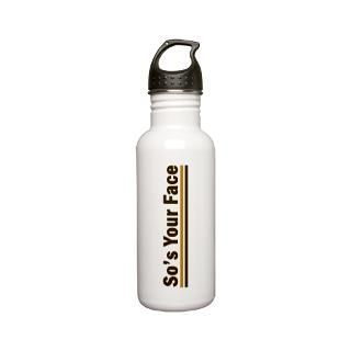 Sos Your Face Stainless Water Bottle 0.6L