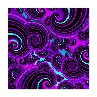 Art Gifts  Art Bedroom  Funky Purple Swirl Fractal Art Pattern