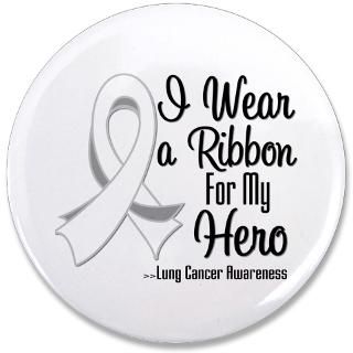 Wear a Ribbon For My Hero Lung Cancer Shirts  Shirts 4 Cancer