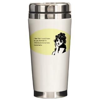 140 Character Or Less Ceramic Travel Mug