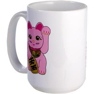 Pink Maneki Neko Cat T Shirts and Gifts  Shelf Life T Shirts