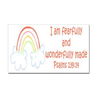 am fearfully and wonderfully made Sticker by hodgepodgeink