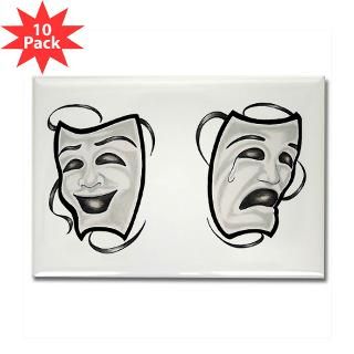 Comedy Tragedy Masks  Tattoo Design T shirts and More