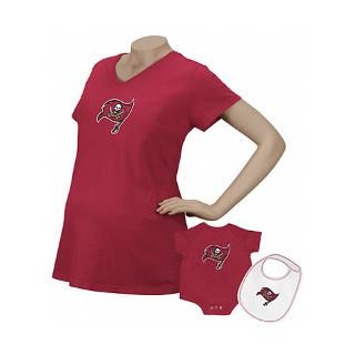 Tampa Bay Buccaneers Womens Logo Premier Too Maternity T Shirt/Infant