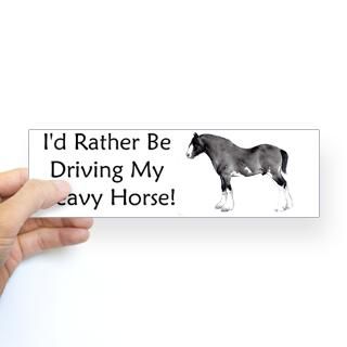 Draft Horse Stickers  Car Bumper Stickers, Decals