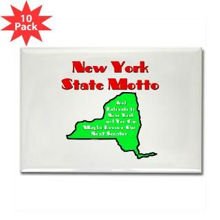 New York State Motto Rectangle Magnet (10 pack)