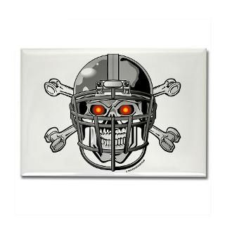 Football Helmet Skull and Crossbones  eShirtLabs