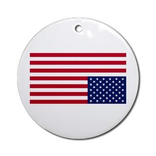 Distress flag, USA Ornament (Round)