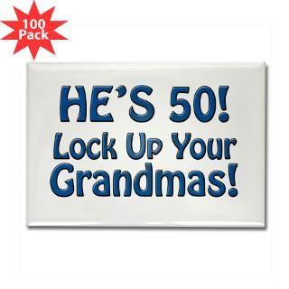 50th birthday gifts rectangle magnet 100 pack $ 153 99