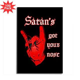 satan s got your nose rectangle magnet 100 pack $ 152 99