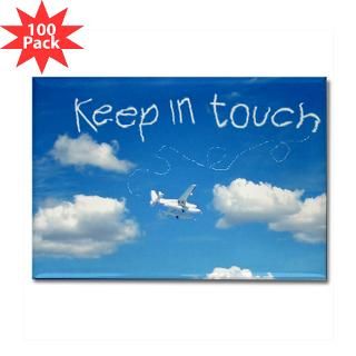 Keep In Touch Rectangle Magnet (100 pack)