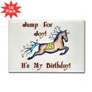 Jump For Joy Its My Birthday  Fantasy Horse Art T Shirts + Gifts