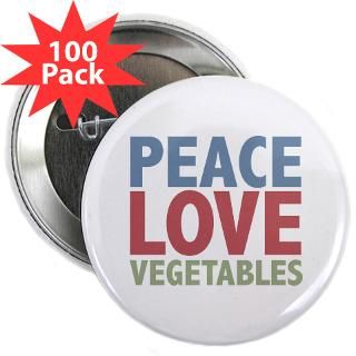 peace love vegetables vegetarian 2 25 button 100 $ 159 99